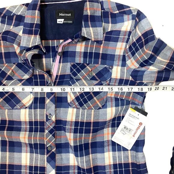 MARMOT Bridget Mid-weight Flannel Shirt - Picture 14 of 15